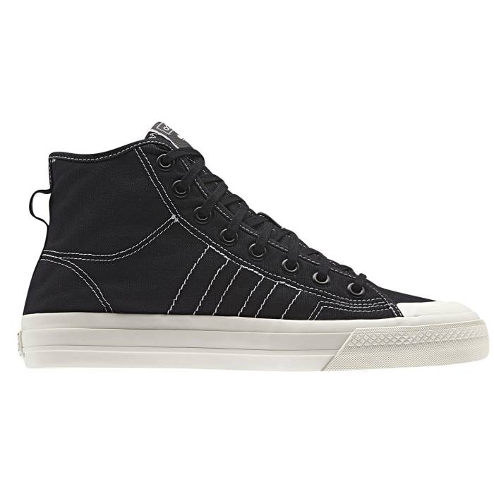アディダス Adidas Originals 【 Adidas Nizza Hi Rf Core Black Men Black 】 アディダス コア 黒色 ブラック 靴 メンズ靴 スニーカー メンズ 黒色 ブラック