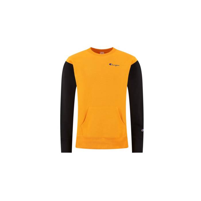 チャンピオン Champion 【 Premium Crewneck Sweatshirt Men Orange 】 Premium プレミアム スウェット トレーナー メンズファッション トップス スウェット トレーナー メンズ orange 橙・オレンジ