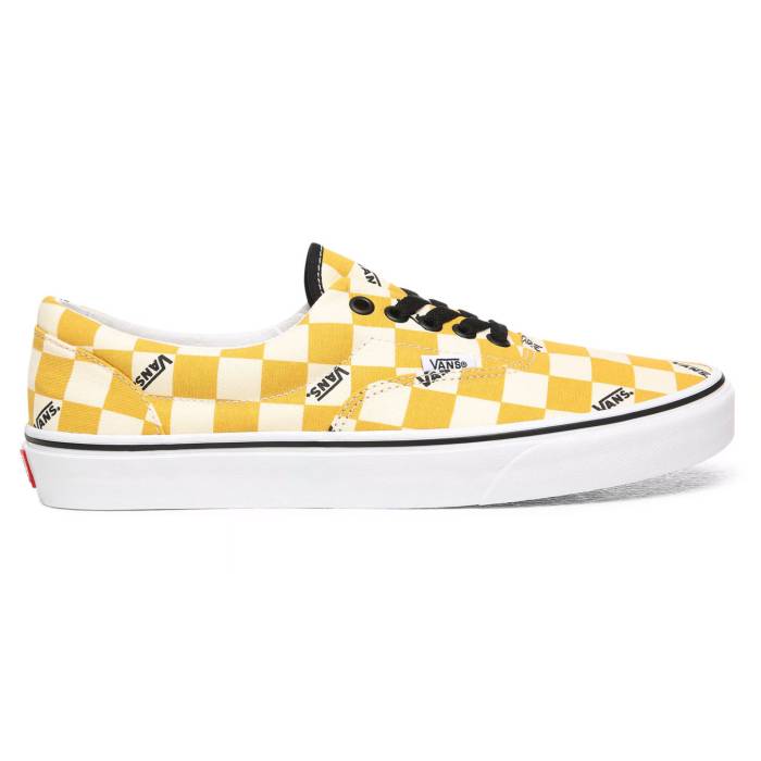 ヴァンズ Vans 【 Ua Era (Big Check)Ylk Ylw/Tr Wht Unisex Orange 】 靴 メンズ靴 スニーカー ユニセックス orange 橙・オレンジ