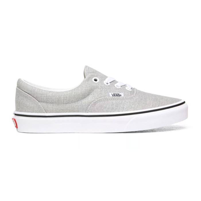 ヴァンズ Vans 【 Ua Era Silver/True White Unisex Grey 】 白いこと 白いこと ユニ一発やる 薄墨色 薄墨色