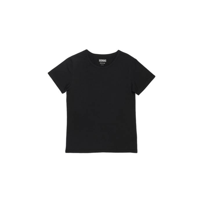 Cr Chrome 【 Industries Merino Ss Tee W Women Black 】 プルオーバー レディース 黒いこと 黒いこと
