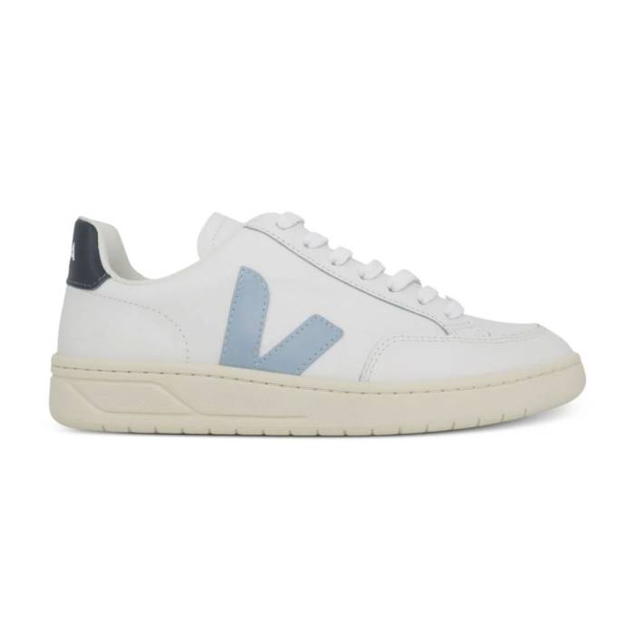 ヴェジャ Veja 【 V-12 Leather White Steel Nautico Women White 】 なめし革 白いこと 白いこと Steel スチール写真 レディース 白いこと 白いこと