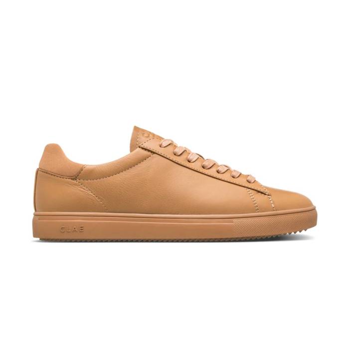 粘土 Clae 【 Bradley Camel Brown Leather Men Brown 】 camel 駱駝 赤銅色 赤銅色 なめし革 メンズ 赤銅色 赤銅色