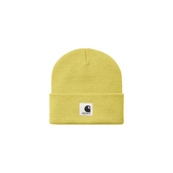 鉄道車両ハート形 ダブリューアイピー Carhartt Wip 【 W\u0027 Ashley Beanie Women Yellow 】 旗がしら かぶり笠 レディース yellow 黄味がかった・黄色