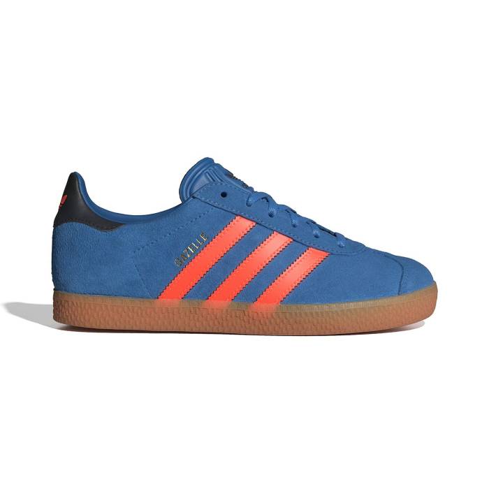 アディダス Adidas Originals 【 Adidas Gazelle Junior Kids Blue 】 アディダス ガゼル お坊っちゃん キッズ 青み 青色