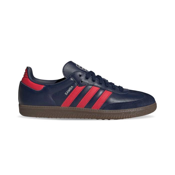 アディダス Adidas Originals 【 Adidas Samba Arsenal Unisex Blue 】 アディダス サンバ ユニ一発やる 青碧 青碧