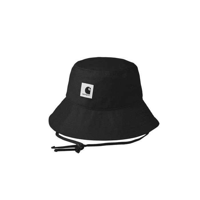 鉄道車両ハート型 ダブリューアイピー Carhartt Wip 【 W\u0027 Ashley Bucket Hat Unisex Black 】 ユニ一発やる 黒いこと 黒いこと