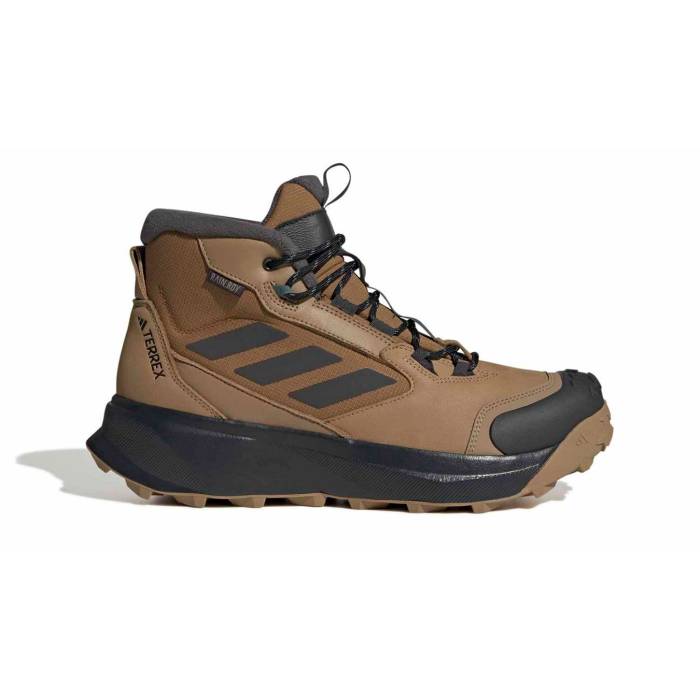 アディダス 演技 Adidas Performance 【 Adidas Terrex Winter Boot Mid Leather Cold. Rdy Rain. Rdy Men Brown 】 アディダス 三冬 ブーツ ミッド なめし革 メンズ 赤銅色 赤銅色