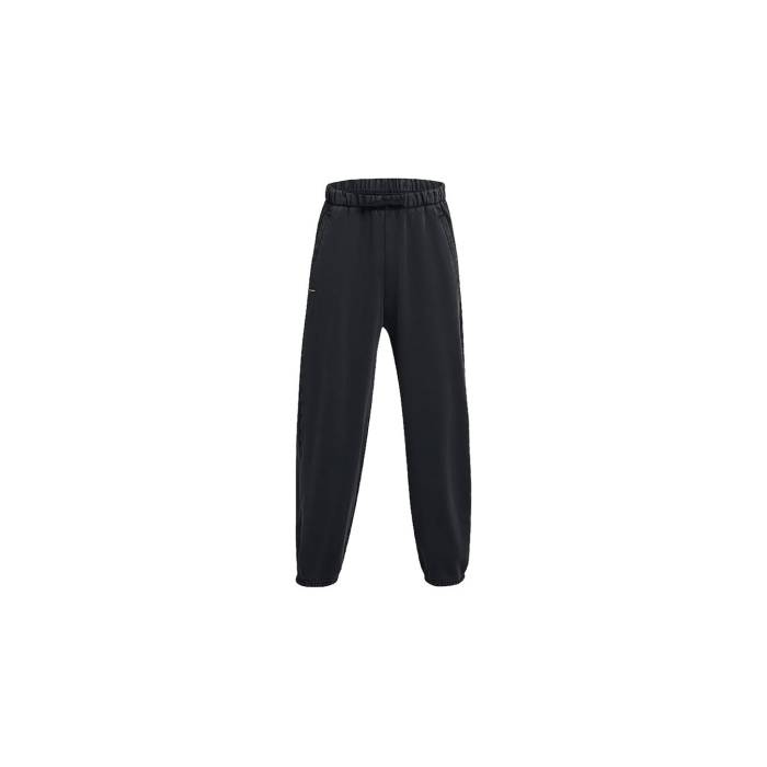 アンダーアーマー Under Armour 【 M Icon Heavyweight Fleece Wash Oversized Pants Men Black 】 アイコン フリース メンズファッション ズボン パンツ メンズ 黒色 ブラック
