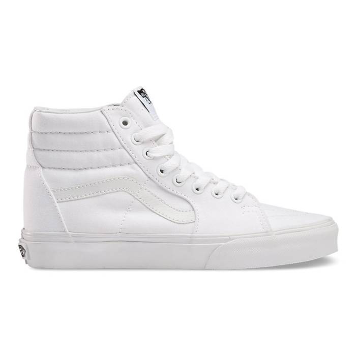 ヴァンズ Vans 【 Sk8-Hi True White Unisex White 】 スケートハイ 白色 ホワイト 靴 メンズ靴 スニーカー ユニセックス 白色 ホワイト