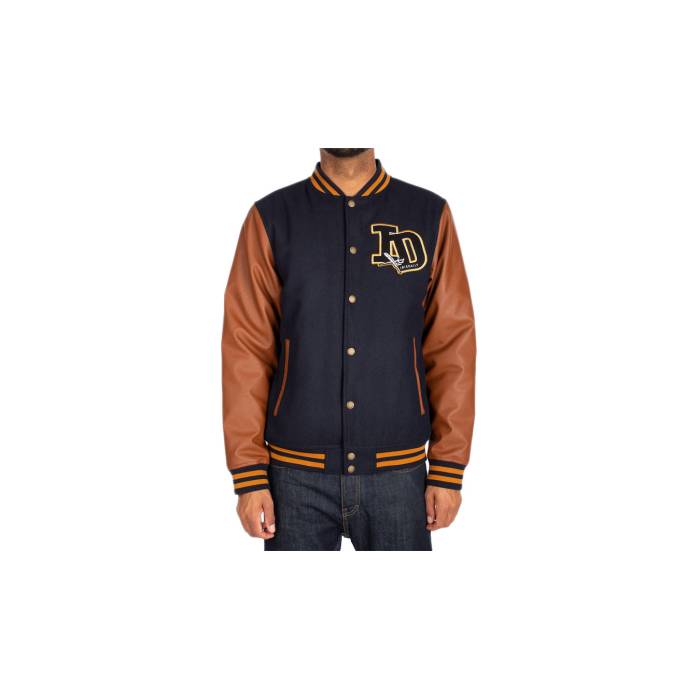Iriedaily 【 Varsity Jacket Marine Men Blue 】 Jacket ジャケット メンズファッション コート ジャケット メンズ 青色 ブルー