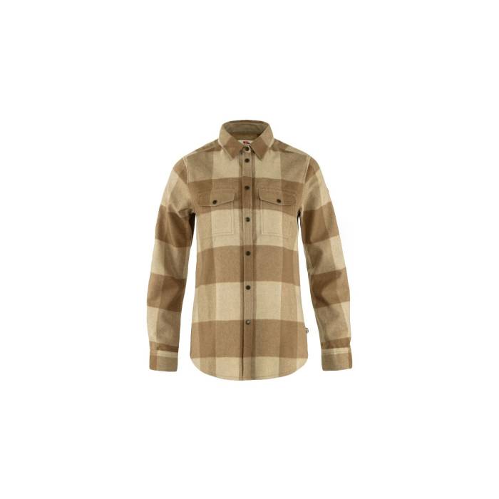 【 Canada Shirt Ls W Brown-Light Beige Women Light Brown 】 ベージュ レディース 赤銅色 赤銅色