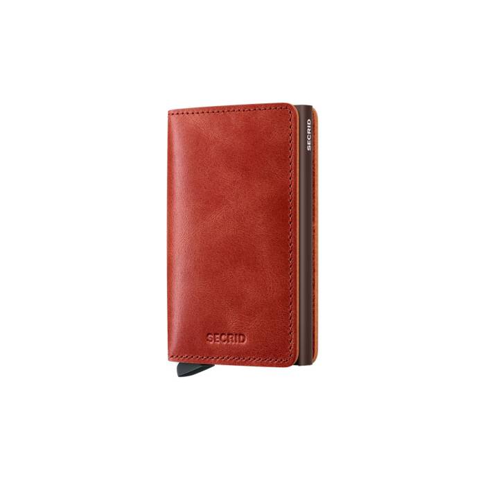 Secrid 【 Slimwallet Vintage Orange Unisex Orange 】 vintage ビンテージ・ヴィンテージ orange 橙・オレンジ色 ユニ一発やる orange 橙・オレンジ色