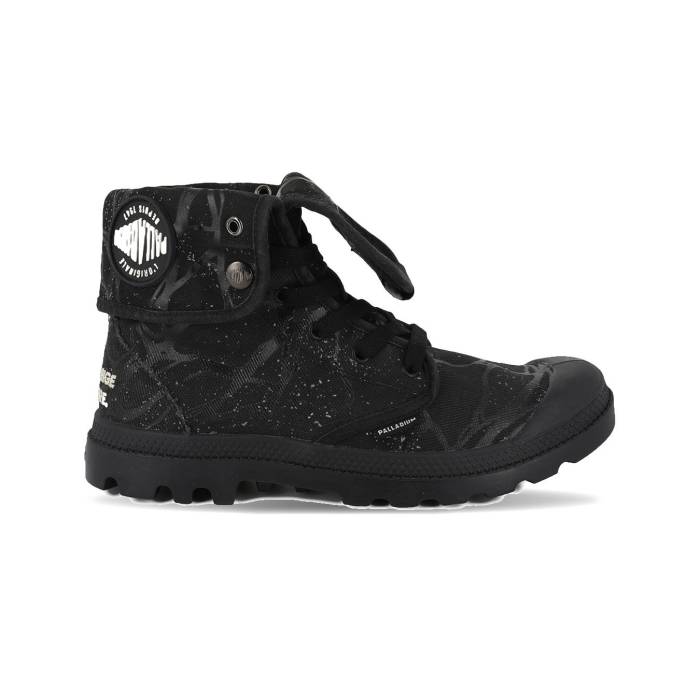 パラディウム Palladium 【 Baggy Hopper Tunnels Women Black 】 レディース 黒いこと 黒いこと