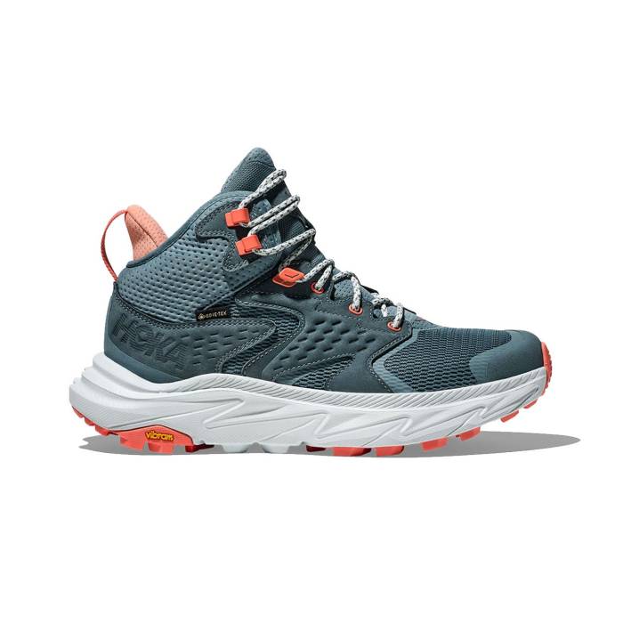 Hoka 【 W Anacapa 2 Mid Gtx Women Blue 】 ミッド レディース 青碧 青碧