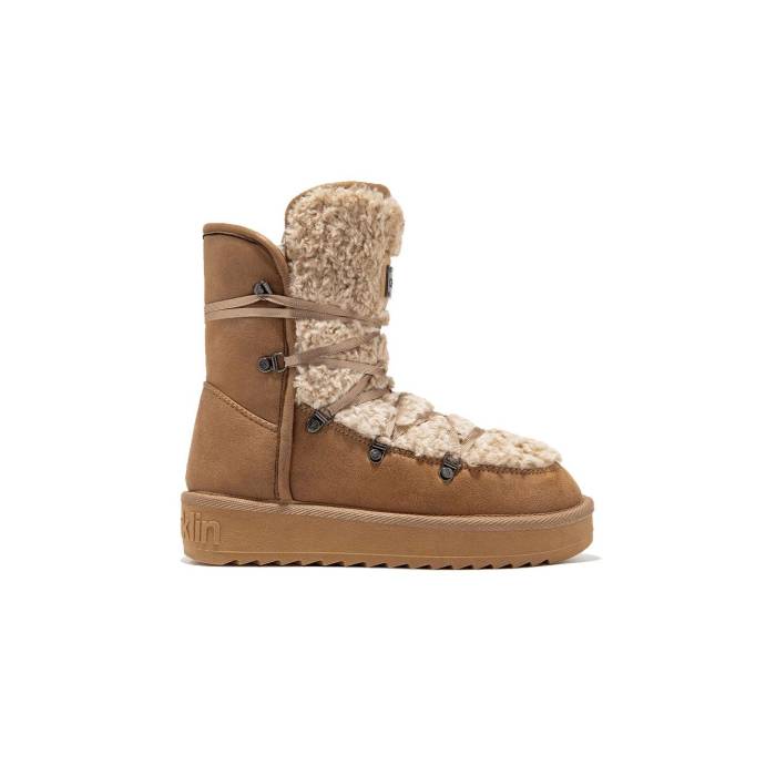 D.franklin 【 Nordic Trk Fur Women Brown 】 レディース 赤銅色 赤銅色