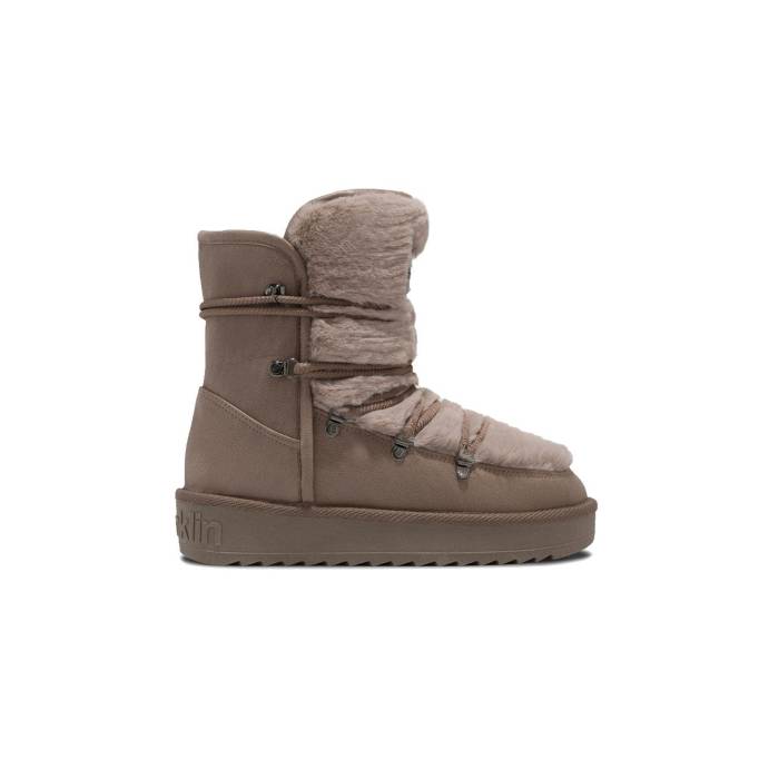 D.franklin 【 Nordic Trk Fur Women Brown 】 レディース 赤銅色 赤銅色