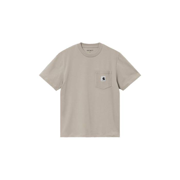 鉄道車両ハート型 ダブリューアイピー Carhartt Wip 【 W\u0027 S/S Pocket T-Shirt Women Brown 】 半袖 プルオーバー プルオーバー レディース 赤銅色 赤銅色