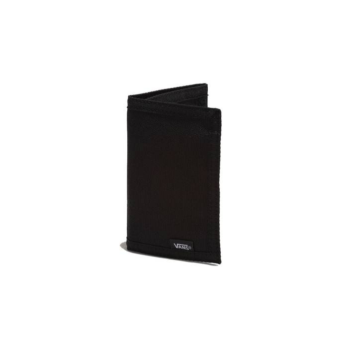 ヴァンズ Vans 【 Slipped Trifold Wallet Unisex Black 】 Wallet ウォレット・財布 ユニセックス 黒色 ブラック|スニケス