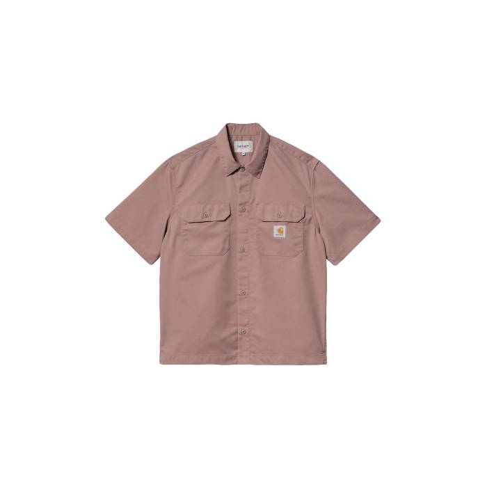 カーハート ダブリューアイピー Carhartt Wip 【 S/S Craft Shirt Men Purple 】 半袖 Tシャツ メンズファッション トップス Tシャツ カットソー メンズ Purple 紫・パープル