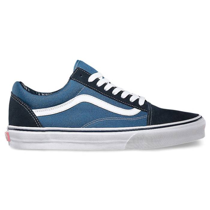 ヴァンズ Vans 【 Old Skool Navy Unisex Blue 】 紺色 米国海軍 ユニ一発やる 青味 青み