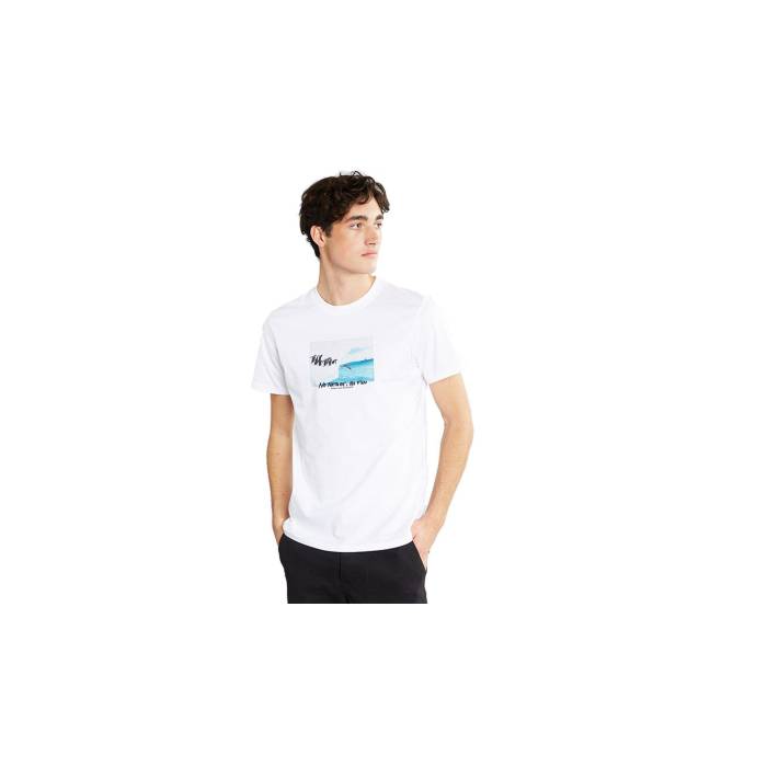 Dedicated 【 T-Shirt Stockholm No Nature No Fun White Men White 】 Tシャツ 白色 ホワイト メンズ 白色 ホワイト|スニケス