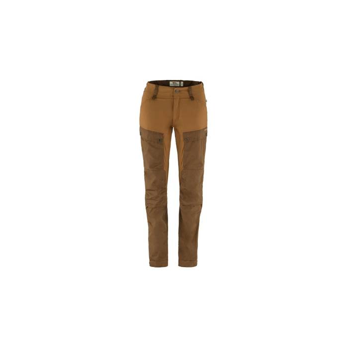【 Keb Trousers Curved W Reg Timber Brown Women Blue 】 赤銅色 赤銅色 レディース 青味 青み