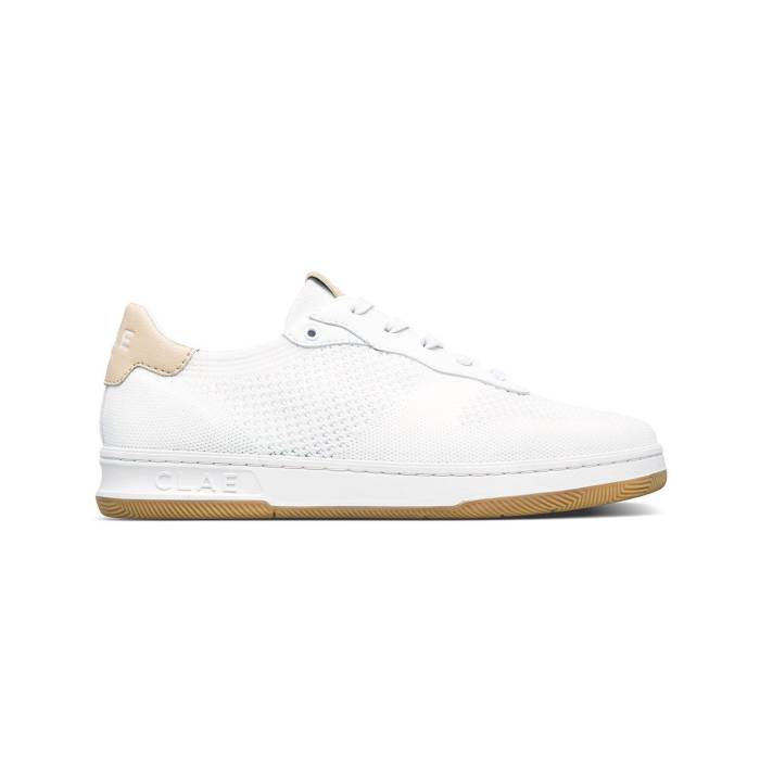 粘土 Clae 【 Malone Knit Men White 】 編み物 メンズ 白いこと 白いこと