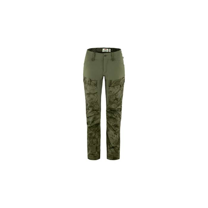 【 Keb Trousers W Reg Green Camo Women Green 】 green 緑・緑であること 間鴨柄 レディース green 緑・緑であること
