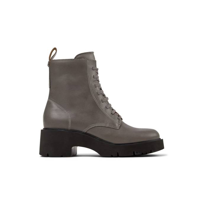 カンペール Camper 【 Milah Lace-Up Ultrasoft Llapis Women Grey 】 レディース 薄墨色 薄墨色