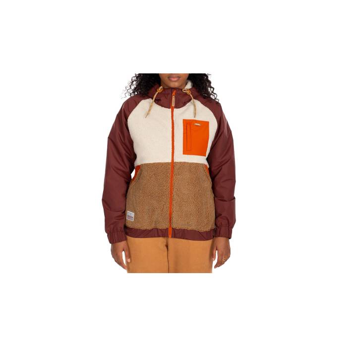 Iriedaily 【 Arctikmix Jacket Women Burgundy 】 Jacket ジャケット レディースファッション コート ジャケット レディース ワイン色・バーガンディー