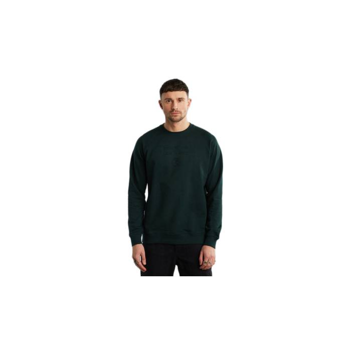 Dedicated 【 Sweatshirt Malmoe Local Planet Dark Green Men Green 】 スウェット トレーナー green 緑・グリーン メンズファッション トップス スウェット トレーナー メンズ green 緑・グリーン