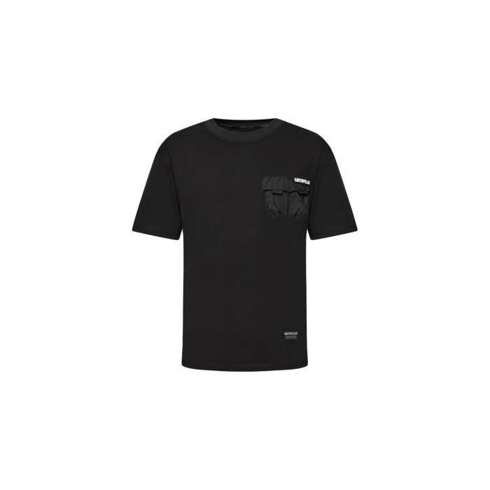 キャタピラー Caterpillar 【 Multipocket T-Shirt Black Men Black 】 Tシャツ 黒色 ブラック メンズファッション トップス Tシャツ カットソー メンズ 黒色 ブラック