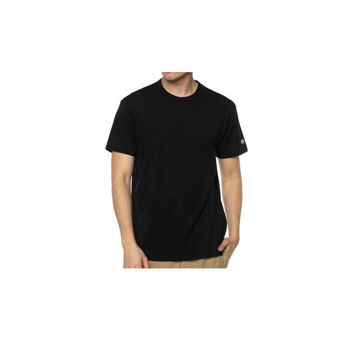 チャンピオン Champion 【 Crewneck T-Shirt Men Black 】 Tシャツ メンズファッション トップス Tシャツ カットソー メンズ 黒色 ブラック