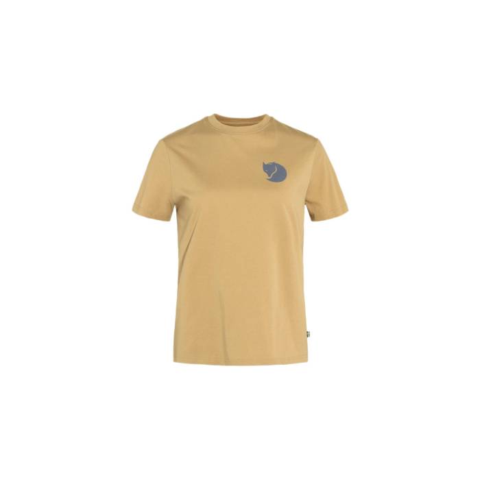 【 Fox Boxy Logo Tee W Women Yellow 】 フォックス ロゴ Tシャツ レディースファッション トップス Tシャツ カットソー レディース yellow 黄色・イエロー 18,531円