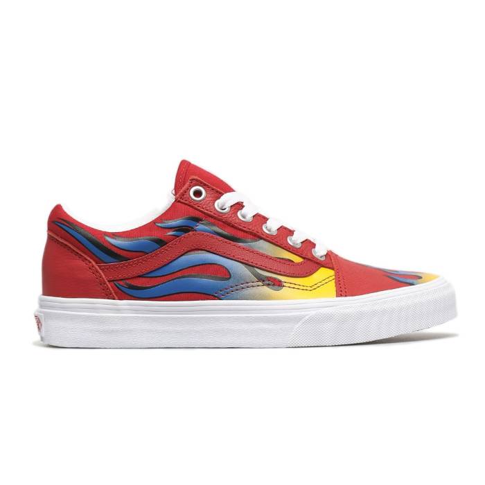 ヴァンズ Vans 【 Old Skool Racer Red Unisex Multicolor 】 Red 赤・赤いこと ユニ一発やる