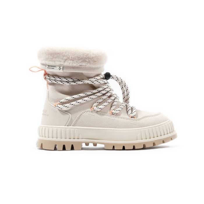 パラディウム Palladium 【 Pallashock Hiver W Women Offwhite 】 レディース