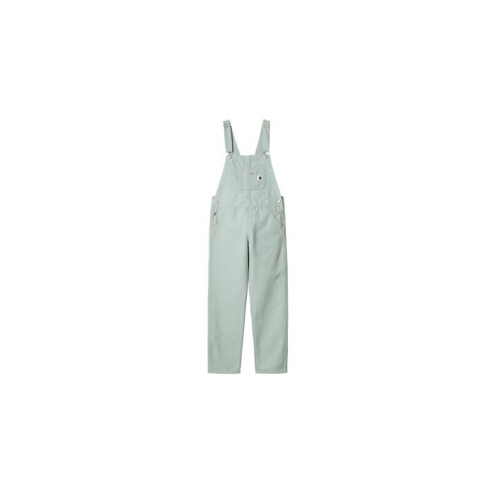 鉄道車両ハート形 ダブリューアイピー Carhartt Wip 【 W\u0027 Bib Overall Straight Frosted Green Women Green 】 green 緑・緑であること レディース green 緑・緑であること