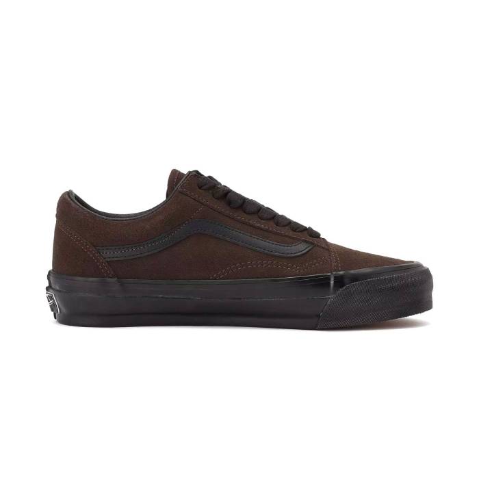 ヴァンズ Vans 【 Lx Old Skool Suede Black Brown Men Brown 】 スエード・スウェード 黒いこと 黒いこと 赤銅色 赤銅色 メンズ 赤銅色 赤銅色