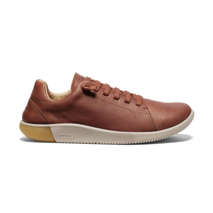 キーン Keen 【 Knx Lace Leather Men Brown 】 レザー 靴 メンズ靴 スニーカー メンズ 茶色 ブラウン