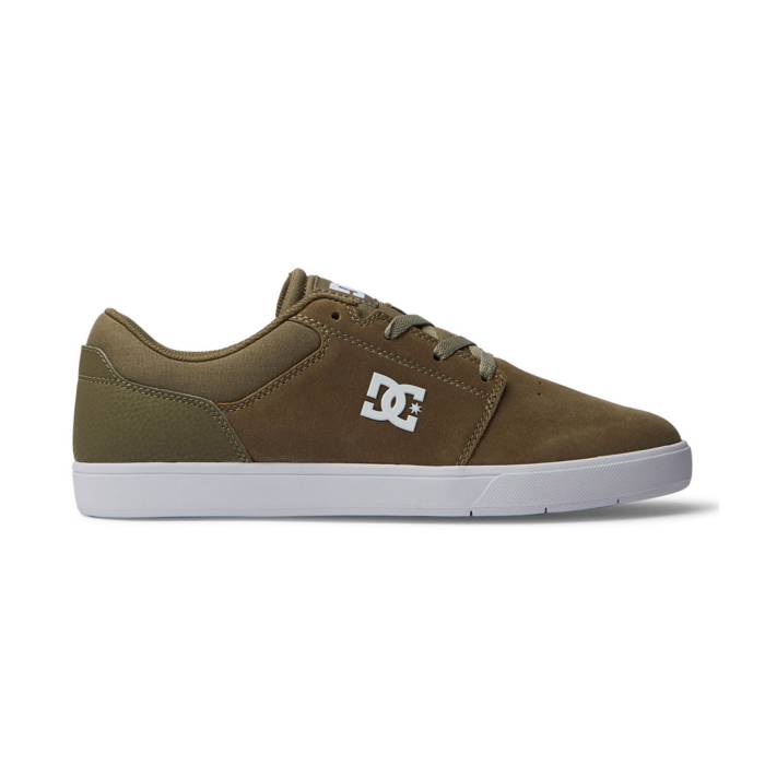 ディーシー シューズ Dc Shoes 【 Crisis 2 Olive White Men Brown 】 olive オリーブ 白色 ホワイト 靴 メンズ靴 スニーカー メンズ 茶色 ブラウン
