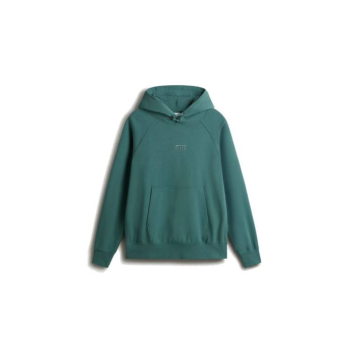 ヴァンズ Vans 【 Premium Hoodie Fleece Silver Pine Men Green 】 Premium プレミアム フーディー パーカー フリース Silver 銀色・シルバー メンズファッション トップス パーカー メンズ green 緑・グリーン