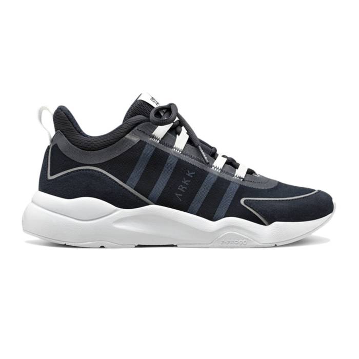 Arkk Copenhagen 【 Lyron Mesh 2.0 Midnight White Men Blue 】 白色 ホワイト 靴 メンズ靴 スニーカー メンズ 青色 ブルー