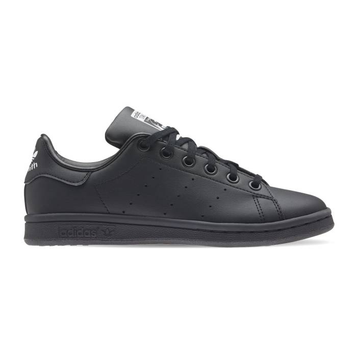 アディダス Adidas Originals 【 Adidas Stan Smith Junior Unisex Black 】 アディダス 靴 メンズ靴 スニーカー ユニセックス 黒色 ブラック