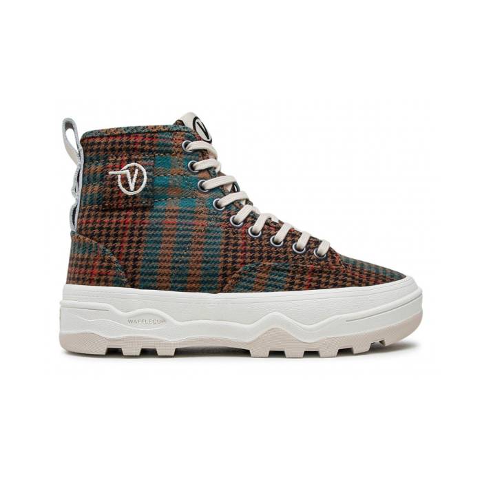 ヴァンズ Vans 【 Sentry Wc Sandshell (Fuzzy Plaid) Unisex Multicolor 】 靴 メンズ靴 スニーカー ユニセックス