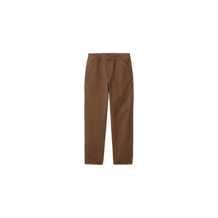 カーハート ダブリューアイピー Carhartt Wip 【 Single Knee Pant Tamarind Men Brown 】 パンツ メンズファッション ズボン パンツ メンズ 茶色 ブラウン