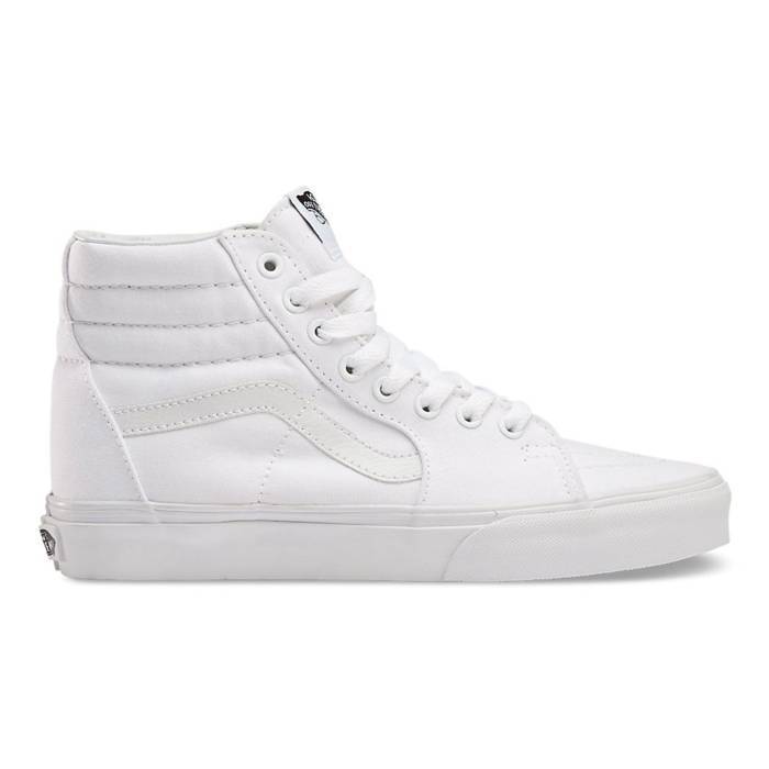 ヴァンズ Vans 【 Sk8-Hi True White Unisex White 】 滑るご機嫌 白いこと 白いこと ユニ一発やる 白いこと 白いこと