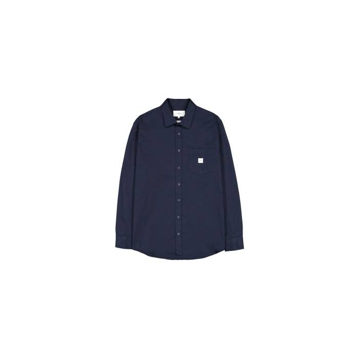 Makia 【 Square Pocket Shirt M Men Blue 】 メンズ 青色 ブルー|スニケス