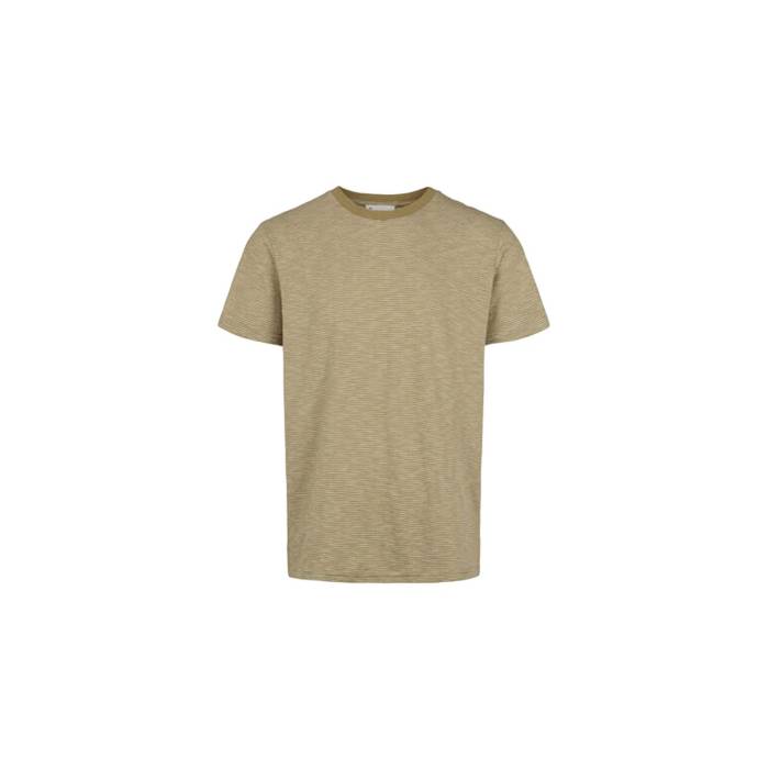 By Garment Makers 【 Schimdt T-Shirt Dried Herb Men Light Brown 】 プルオーバー メンズ 赤銅色 赤銅色