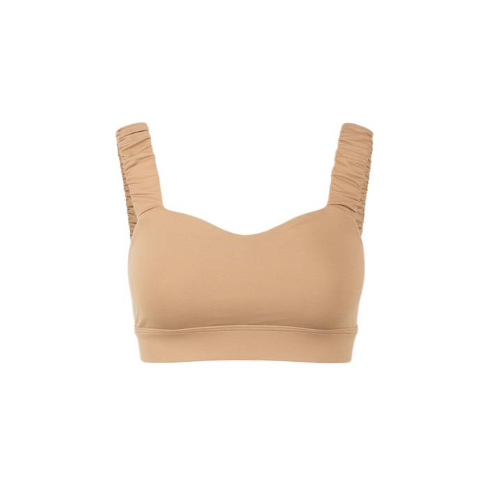 Norba Clothing 【 Norba Ruffle Wave Bra Sand Women Light Brown 】 Wave ウェーブ・ウェイブ 砂色・砂子 レディース 赤銅色 赤銅色